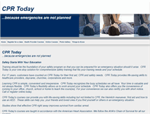 Tablet Screenshot of cprtoday.net